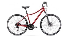 Velo vtc 28  femme   romet   orkan 5   noir rouge