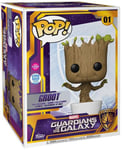 Figurine Funko Pop - Les Gardiens De La Galaxie [Marvel] N°01 - Groot Dançant - 45 Cm - Flocked (50094)