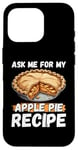 Coque pour iPhone 16 Pro Nourriture pour tarte aux pommes