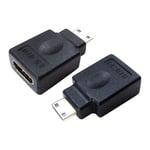 Xclio HDMI Mini Adaptor - HDMI (Female) to HDMI Mini (Male)                     