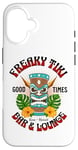 iPhone 16 Tiki Bar and Lounge Retro Vintage Hawaiian Tiki Torch Hawaii Case