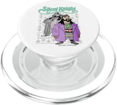 Kevin Smith Jay & Silent Bob Xmas Knight Vintage Lol Parody PopSockets PopGrip for MagSafe