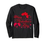 Funny Happy Valentines Day Heart Love Valentine Men Women Long Sleeve T-Shirt