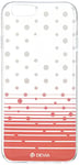 Devia Coque pour iPhone 6S, Motif à Pois Transparent, Coque en TPU Souple, Anti-Rayures, Coque pour Apple iPhone 6/6S 4,7 Pouces (Rose)