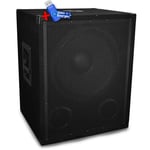 Subwoofer passif GLEMM professionnel 15" / 38cm - 600W - Entrées Speakon / RCA et fiche bananes+clé USB 32Go