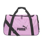 PUMA Women's Evercat No.1 Logo Duffel Bag, Bright Pink/Black, One Size