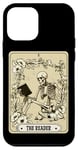 Coque pour iPhone 12 mini The Reader Carte de tarot squelette gothique sorcière Halloween