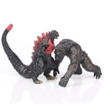 2024 8 kpl Godzilla vs Kong -elokuva 3,5" toimintahahmot lelu Godzilla King Kong Titan Beast mallisto lasten lahja