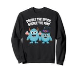 Double the spook, double the fun, matching halloween Sweatshirt