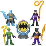 Imaginext DC Super Friends Bat-Tech Bat-Signal Multipack 4 Set figure Lights