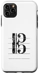 Coque pour iPhone 11 Pro Max Clef de Ténor (Noir Ancien) Trombone, Violoncello, Cello