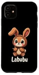 iPhone 11 Labubu Cute Brown Bunny Monster Case