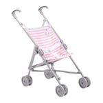 JC Toys Berenguer Boutique | Poussette Simple Parapluie pour bébé | Thème éléphant | Rose | À partir de 2 Ans