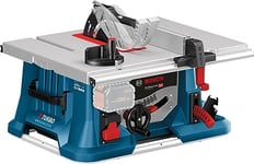 Bosch Professional BITURBO GTS 18V-216 cordless table saw (216 mm saw blade diameter, excluding rechargeable batteries and charger, in cardboard box), Blue, solo