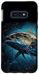 Coque pour Galaxy S10e Portrait de thon rouge pêche en haute mer pêcheur pêcheur, art