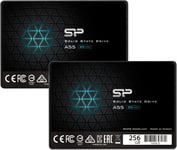 2-Pack 256GB SSD 3D NAND A55 SLC Cache Performance Boost SATA III 2.5"" 7mm (0.28"") Internal Solid State Drive