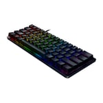 Razer Huntsman Mini 60%, Gaming keyboard, Opto-Mechanical, RGB LED light, RU, Bl