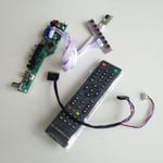 Carte contrôleur AUDIO TV LED USB LCD AV VGA HDMI, kit de bricolage pour écran LG, panneau de moniteur 1600x900