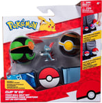 Pokemon Clip Go Belt Transport Balls Figure Sneasel 2 Pokeball Original