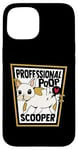 Coque pour iPhone 15 Professional Poop Scooper Chien Wauwau Bouledogue français