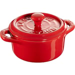 4009839311116 Staub Mini Cocotte Round - 200 ml, Red STAUB