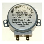 Whirlpool - Moteur de plateau (481236158449, DA31-10107C) Four micro-ondes ariston hotpoint, bauknecht, brandt, cylinda, ignis, ikea indesit,