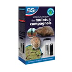 Piège à Campagnols - BSI - Adapté aux rats taupiers et taupes - Set d'outillage complet pour la mise en œuvre - Avec 3 pièces