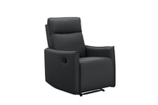 Nojatuoli recliner Notio Living Lugo, musta