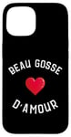 Coque pour iPhone 15 Beau gosse d'amour Cadeau homme fête de l'amour