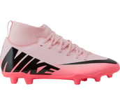 Mercurial Superfly 9 Club FG/MG JR fotbollsskor Dam PINK FOAM /BLACK 6