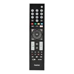 Hama Télécommande Universelle pour téléviseurs Grundig (Infrarouge, apprenante, Touches Lumineuses, Bouton Intelligent, Fonction Easy Mode, Touches principales ergonomiques, portée de 10 m) Noir