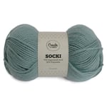 Socki Garn Enfärgat Ullmix 100 g Sea Green A031 Adlibris