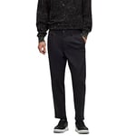 BOSS Mens Schino-Shyne Slim-fit Trousers in Stretch-Cotton Twill Black