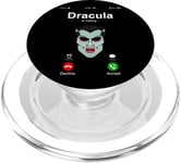 Dracula Is Calling, Boo Boo Halloween Dracula Graphic Design PopSockets PopGrip pour MagSafe