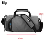 Deep Grey Big Miesten kuntosalilaukut harjoituslaukkuun Tas Fitness Travel Sac De Sport Ulkouima Urheilu Uinti Naisten Kuivamärkä Gymtas Jooga Kengät Laukku XA103WA