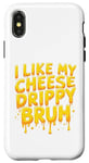 Coque pour iPhone X/XS I Like My Cheese Drippy Bruh – Enthusiast Snack