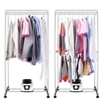 Heated Clothes Horse Dryer Indoor Electric Washing Laundry Airer Dryer