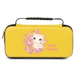 Etui Pochette Switch Lite Jaune Chat Fleur De Cerisier Sakura Personnalisee