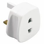 Shaver Plug Adaptor, UK 2 to 3 Pin Fuse Adaptor Plug-2 Pack