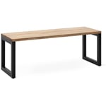 Box Furniture - Banc Banquette iCub Strong eco 40x100x45 cm Noir