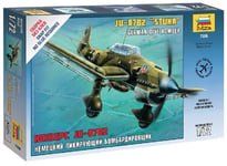 Junkers Ju-87 B2 German Dive Bomber 1:72 Plastique Model Kit Zvezda