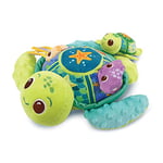 VTech - Juju, Maman Tortue Éveil des Sens Play Green, Peluche Interactive Fabriquée avec des Matériaux Plus Durables, Jouet Sensoriel, Cadeau Bébé Fille et Garçon Dès 6 Mois - Contenu en Français