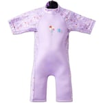 Splash About UV Sun & Sea Suit Kids Wetsuit Unisex-Youth, Lilac Spring, 4-6 Ans