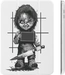 Child's Play Chucky Horror Movie Étui Pour Ipad 2020 (10.2in) Avec Porte-Stylo, Résistant Aux Chocs, Mise En Veille/Réveil Automatique, Coque De Protection Transparente À Trois Volets