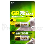 2 x GP 23A Alkaline Super batteries 12V MN21 A23 E23A V23GA 3LR50 LRV08 VR22