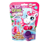 Simba- Glibbi Unicorn Bombe Couleurs (Rose, Violet, Mix) avec Surprise, 1 Figurine sur 6, 100 g, Plaisir du Bain à partir de 3 Ans, 105953716