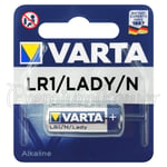 1 X Pile Varta Taille N / LR1 1.5V Alcaline Femme MN9100 AM5 E90 4001 LR01