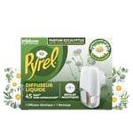 Pyrel Diffuseur Electrique Liquide - Répulsif Moustiques 45 Nuits - Parfum Eucalyptus -1 Diffuseur + 1 Recharge