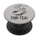 Tasse de thé classique traditionnelle pour 30e anniversaire PopSockets PopGrip Adhésif