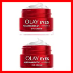 Olay Rejuvenating Eyes Niacinamide24 + Vitamin E Eye Cream 15ml [Pack of 2]